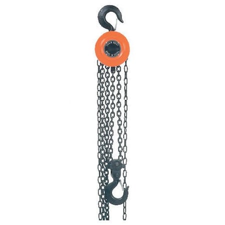 Manual Chain Hoist, 10,000 Lbs. Cap., 20' Lift